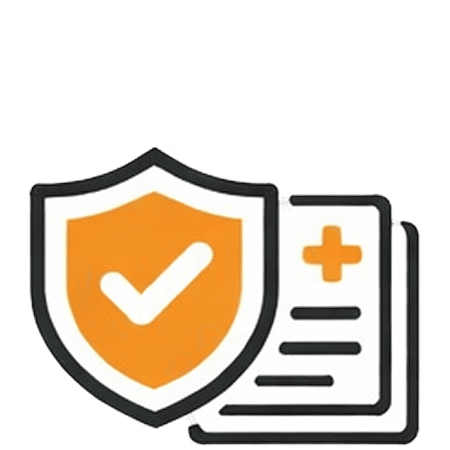 保険契約書のイラスト