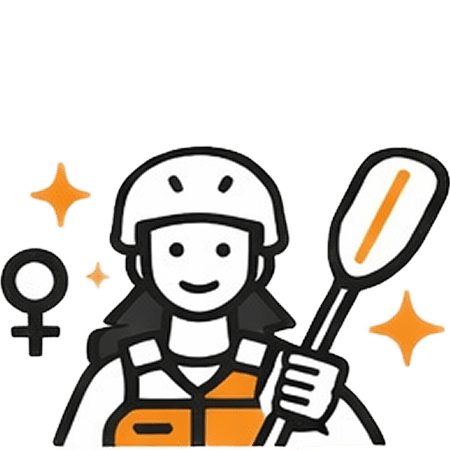 女性インストラクターのイラスト